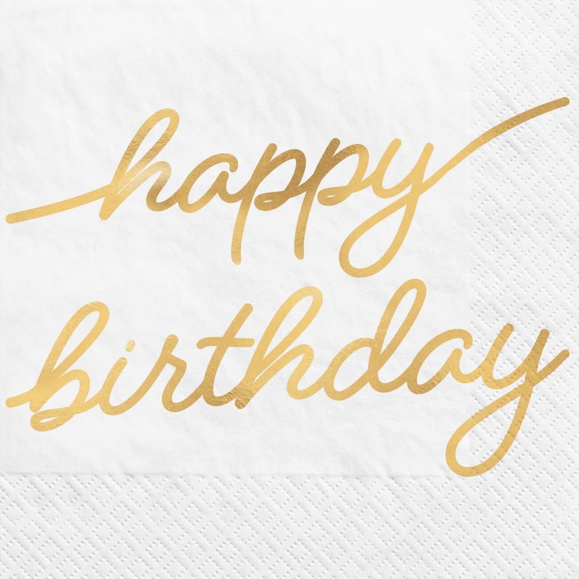 Servilleta CH Golden Age Birthday C/16