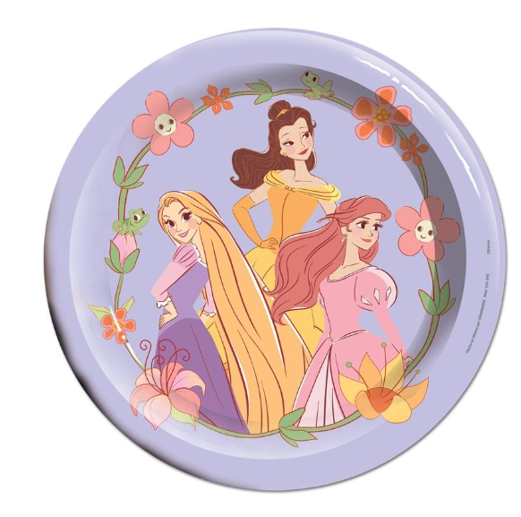 Plato 7" Princesas C/6