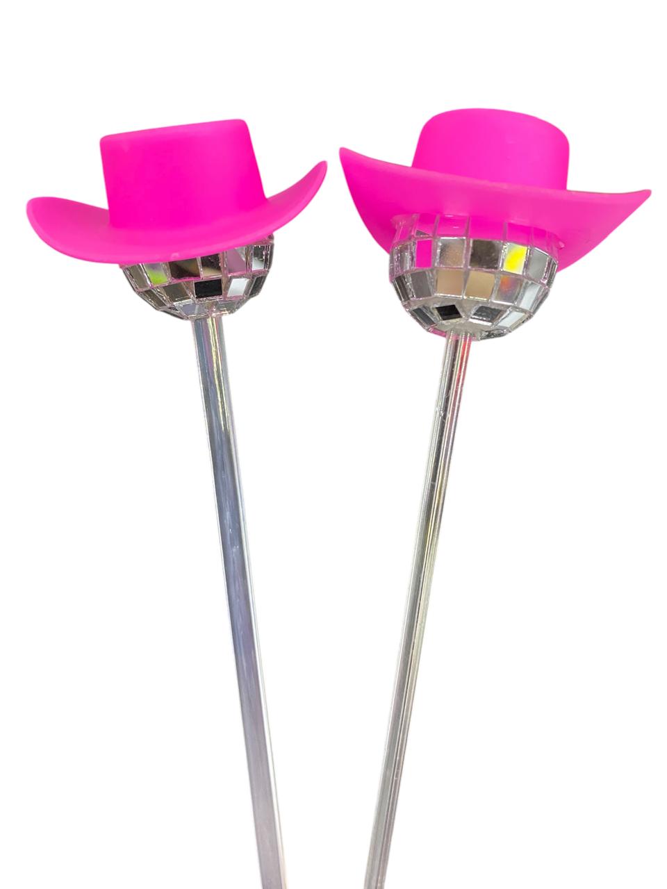 Agitador Bola Disco Y Sombrero C/1