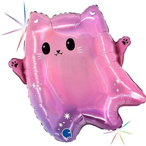 Globo 18" Kawaii Ghost Cat C/1