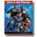 Invitaciones Avengers Endgame C/6