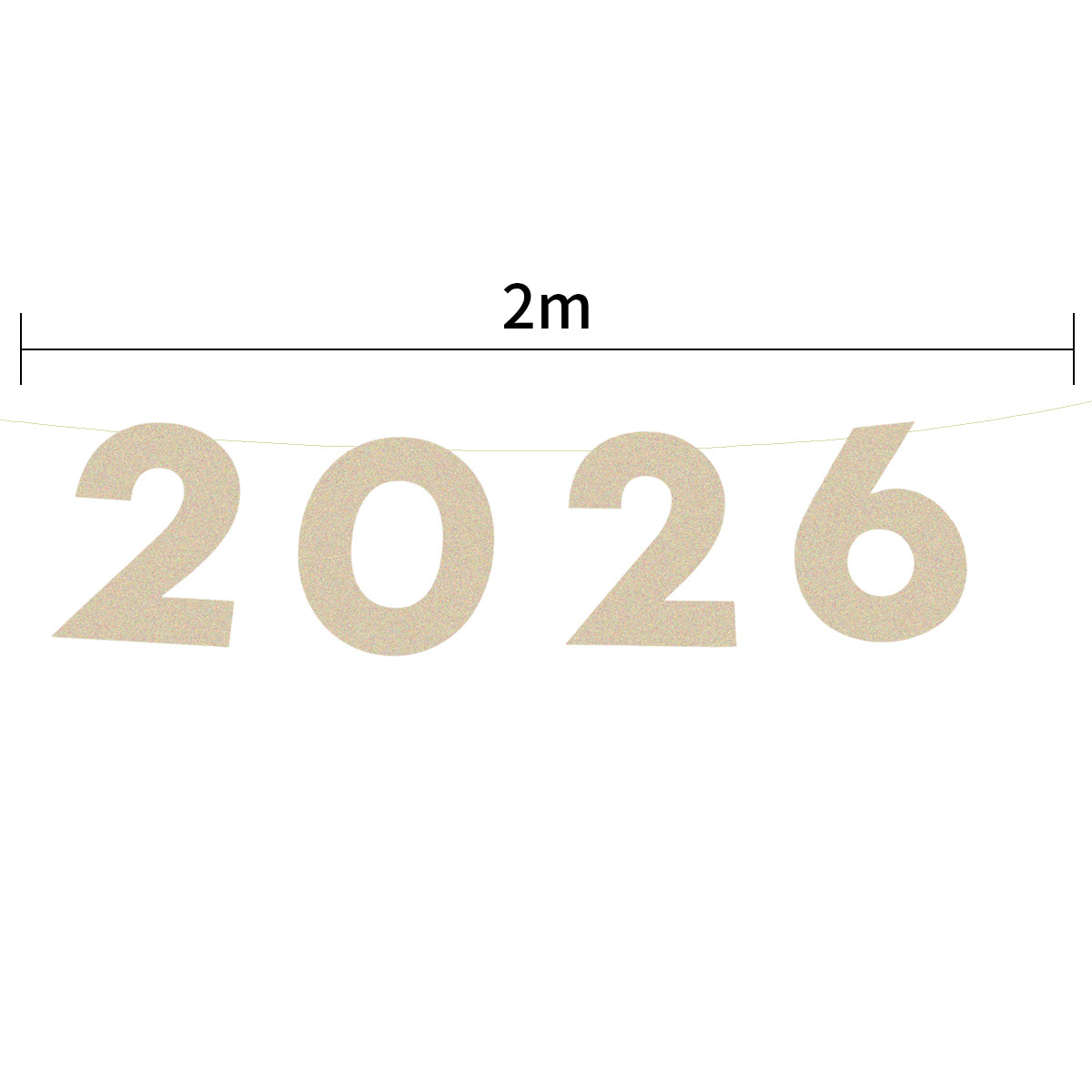 Banderin 2026 Dorado C/1