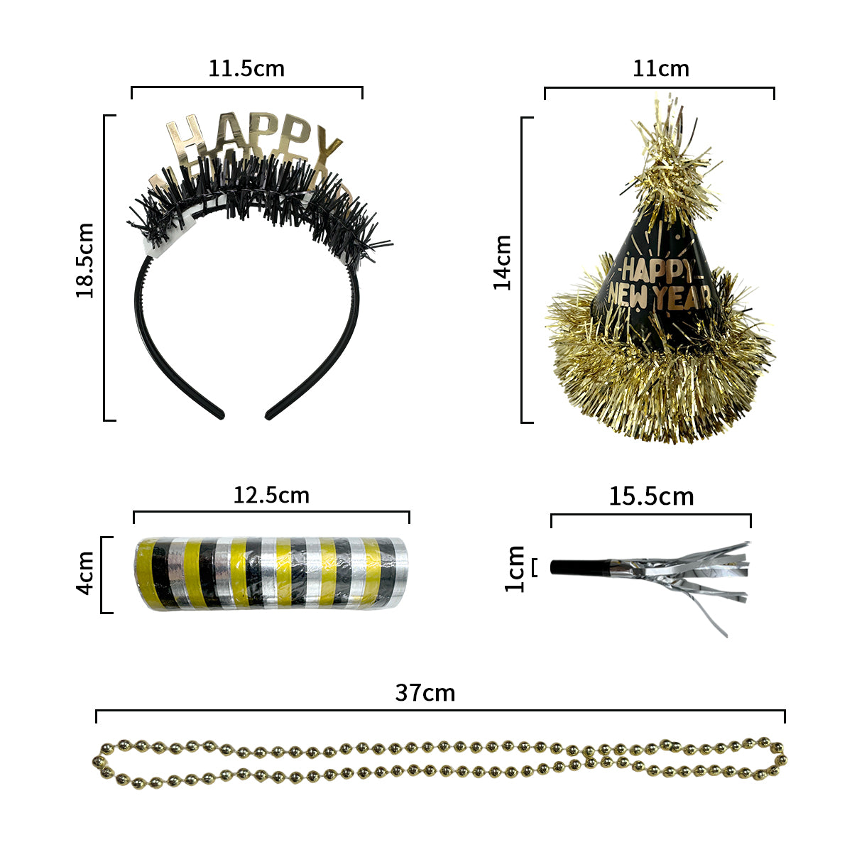 Kit Año Nuevo Para 8 Personas C/18