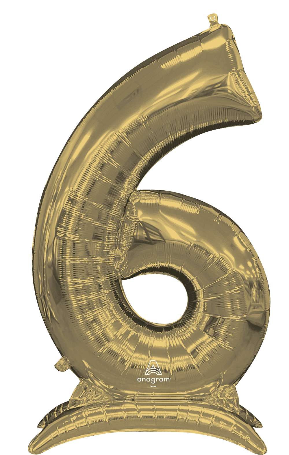 Globo 54" Numero 6 Oro C/1