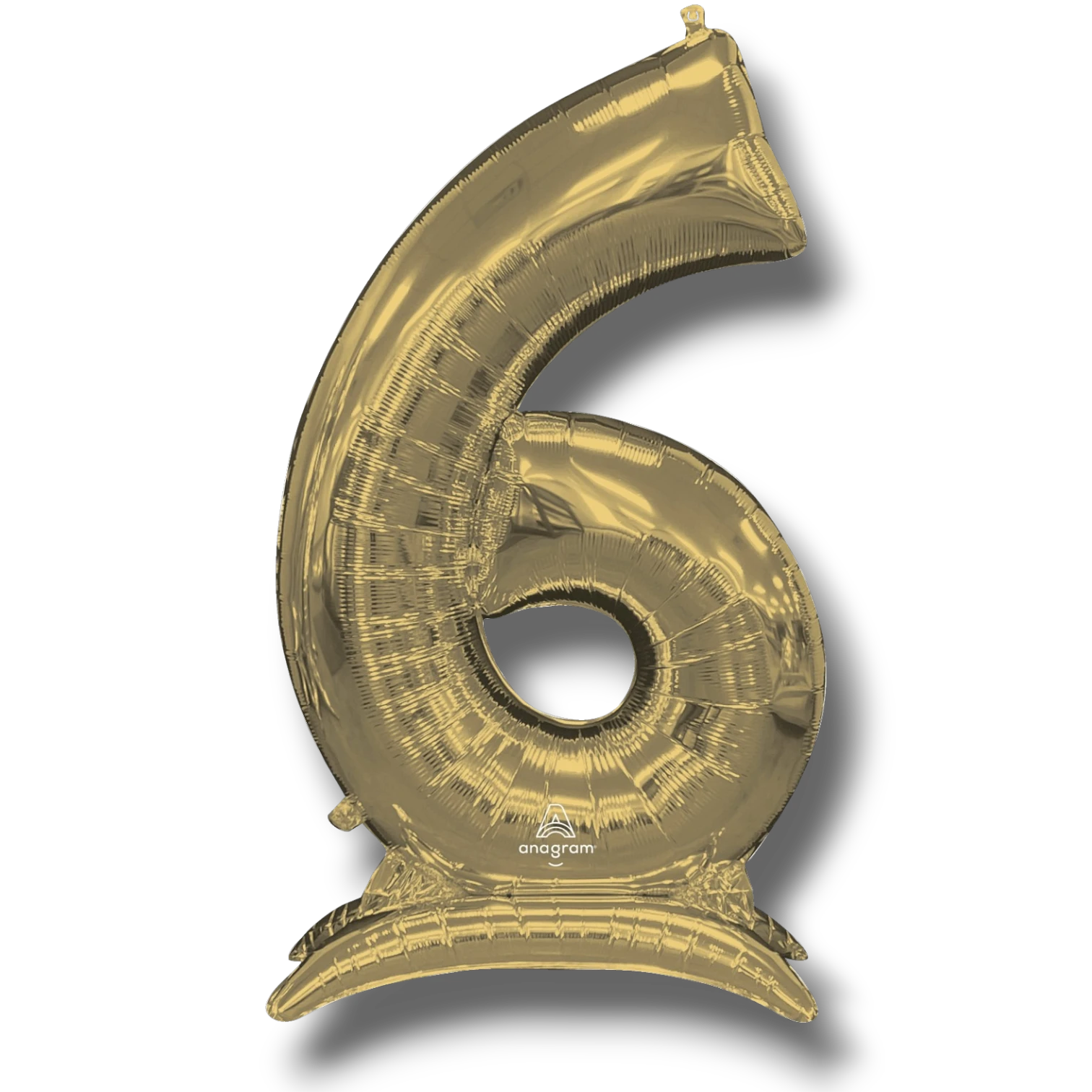 Globo 54" Numero 6 Oro C/1