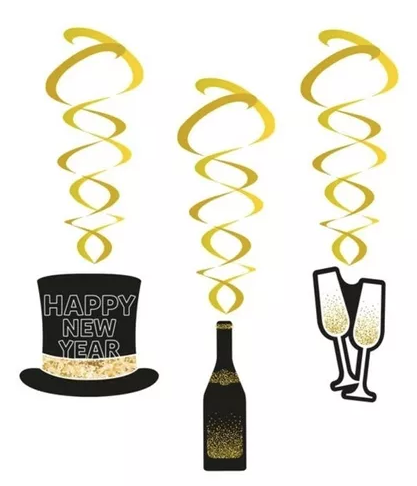 Adornos Espirales HNY C/1