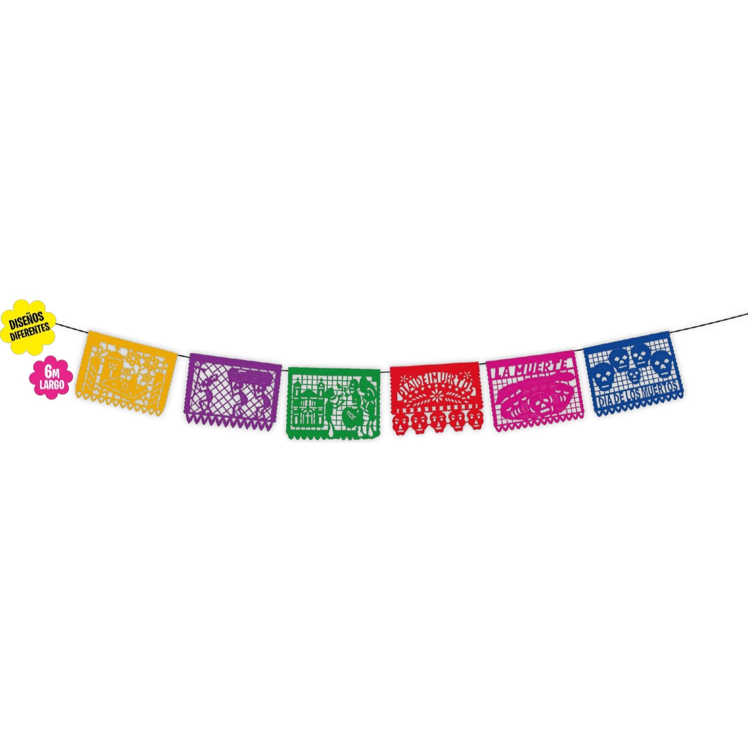 Guirnalda De Papel Picado C/1