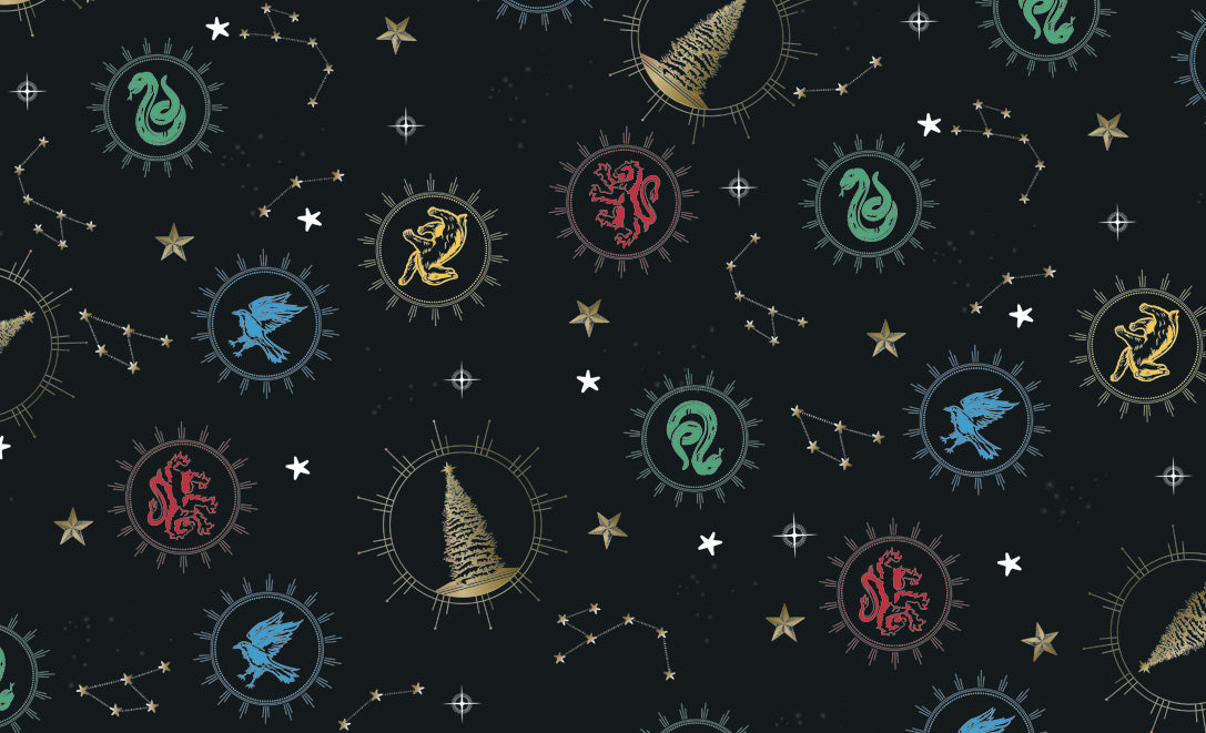 Papel Envoltura Escudos Harry Potter C/1