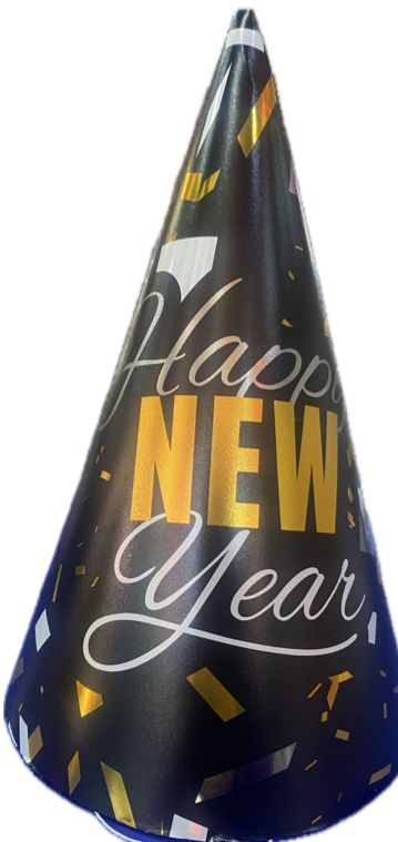 Gorrito Carton HNY Negro C/1
