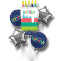 Balloon Bouquet Birthday Pastel C/5