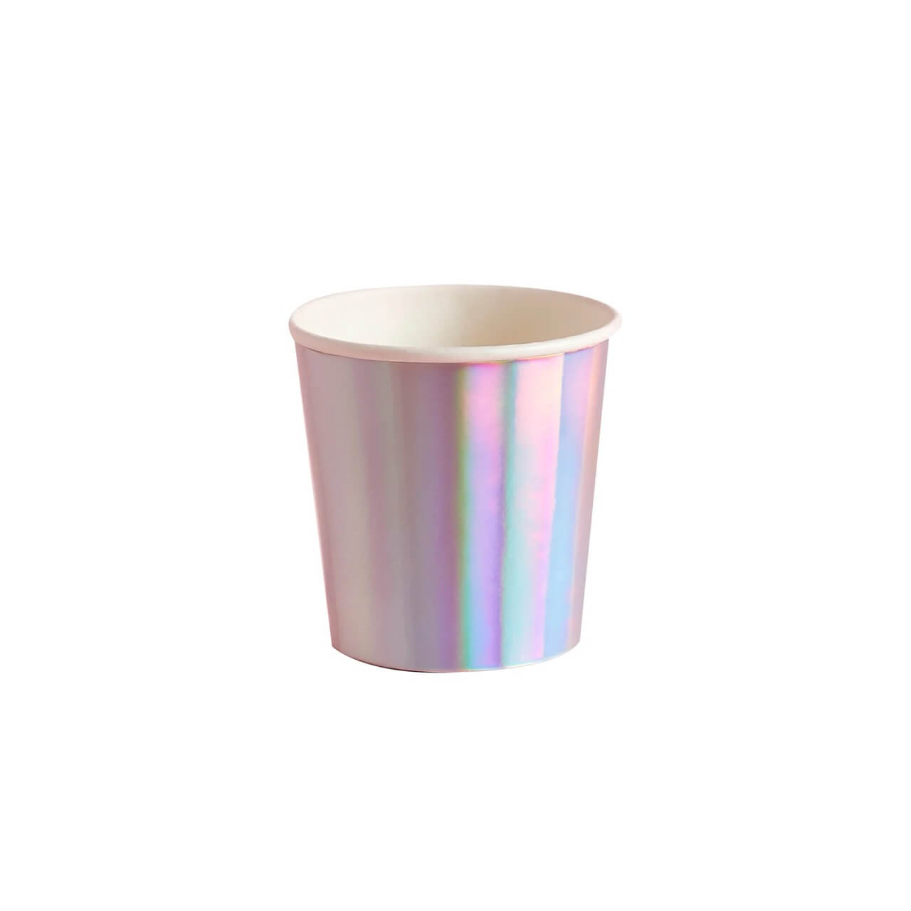 Vaso 4oz Foil Iridescent C/10