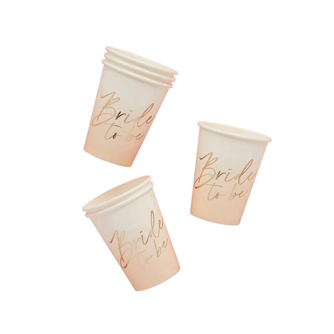 Vaso 9oz Bride To Be C/8