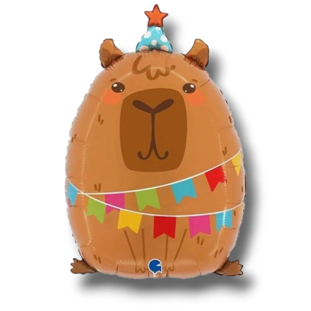 24" Capybara Party Balloon (1 per person)