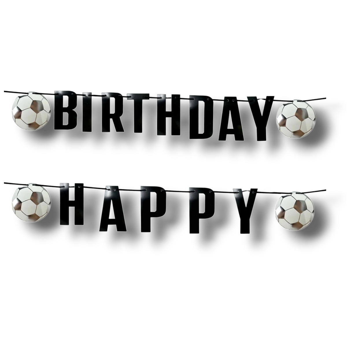 Banderin Happy Birthday Futbol 1.5 C/2