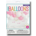 Balloon Arch Kit Pink &amp; White C/1