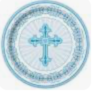 Plato Radiant Cross Blue C/8