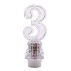 Vela Led Numero 3 C/1