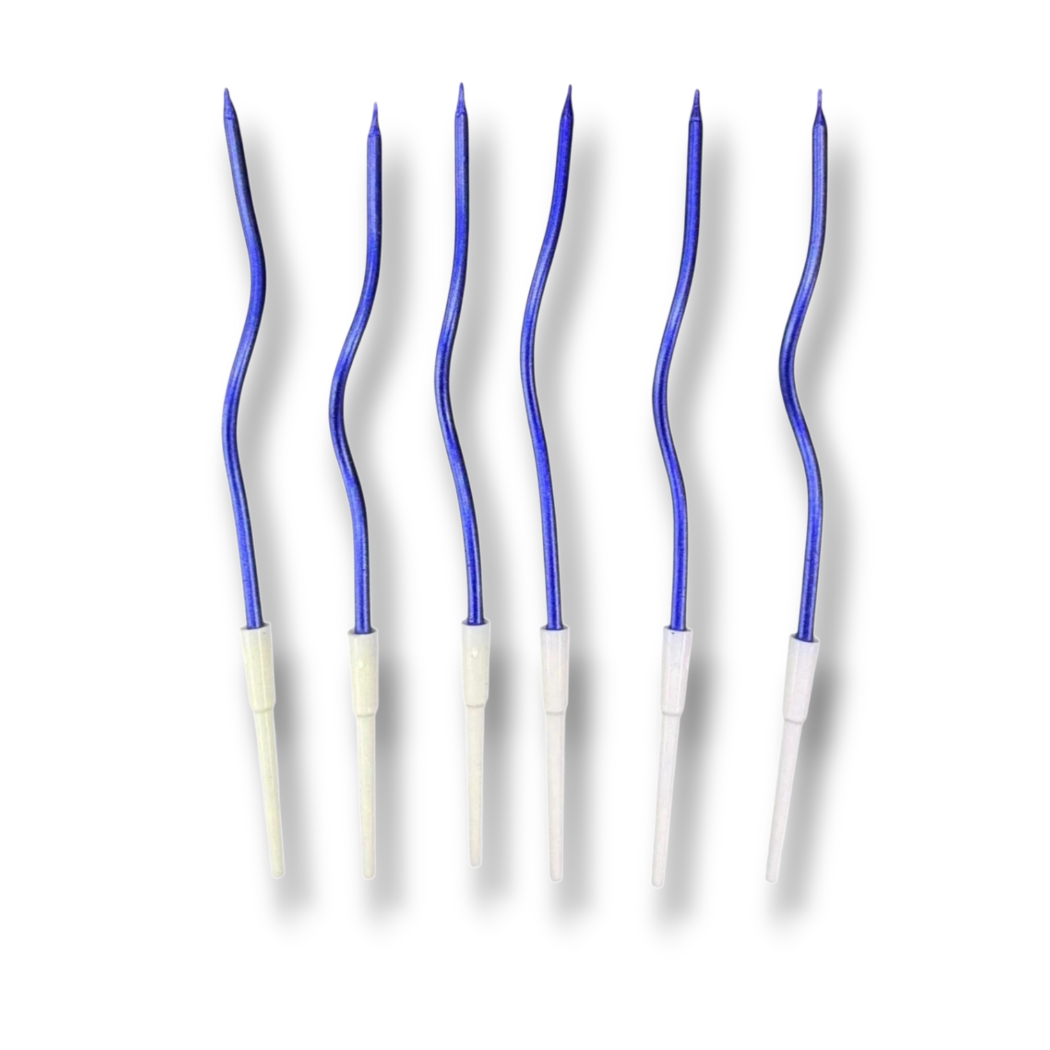 Vela Curva en Espiral Azul C/6