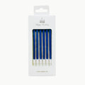 Velas Metalicas Azul C/6