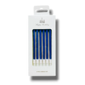 Velas Metalicas Azul C/6