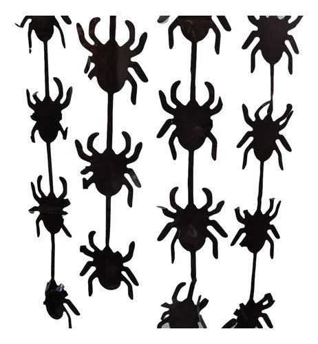 Cortina Metalica Negra Araña C/1