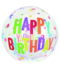 Globo Orbz Crystal Happy Birthday C/1