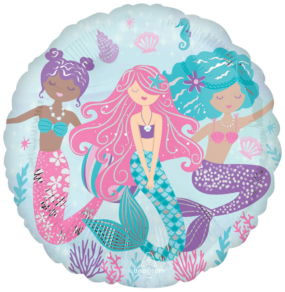Globo 36"  Sirenas C/1