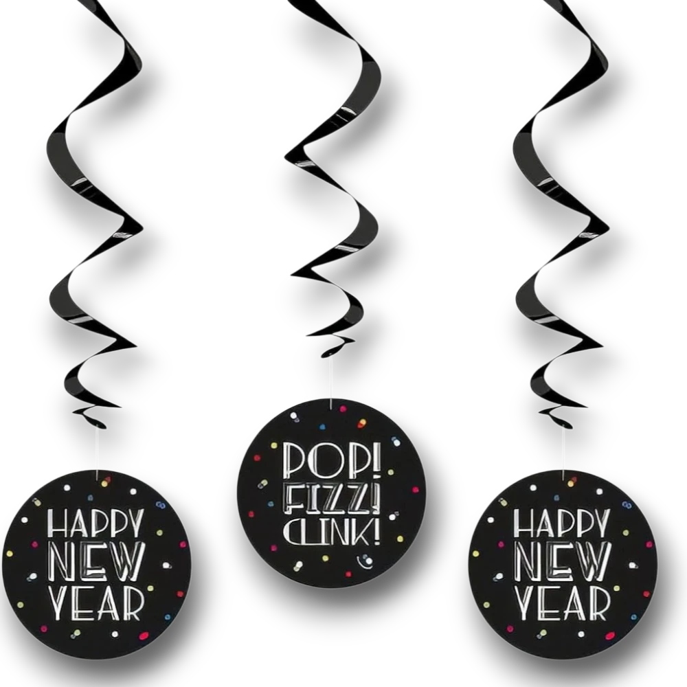 HNY C/1 Spiral Ornaments