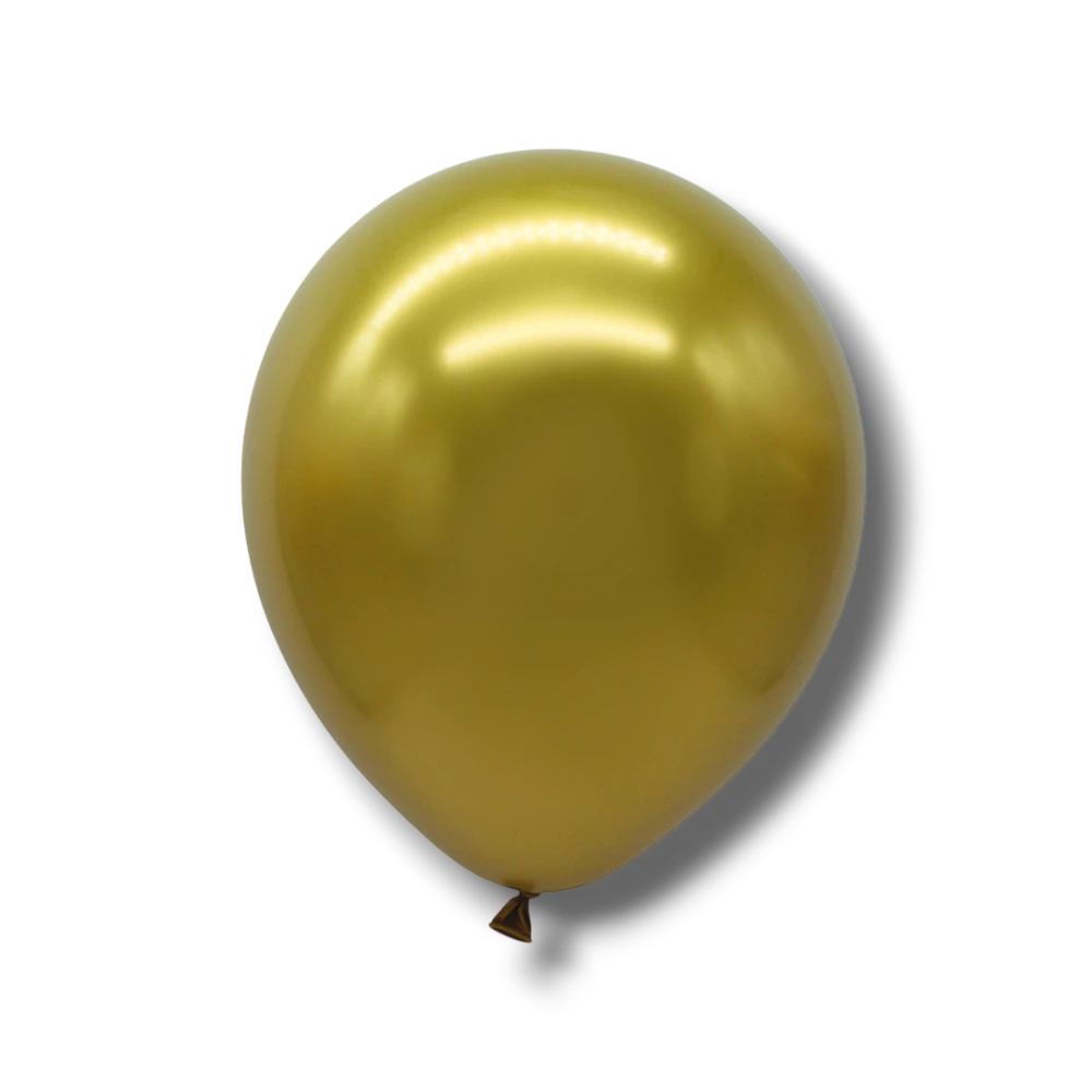 Chrome Balloon Bag 11" Gold C/50