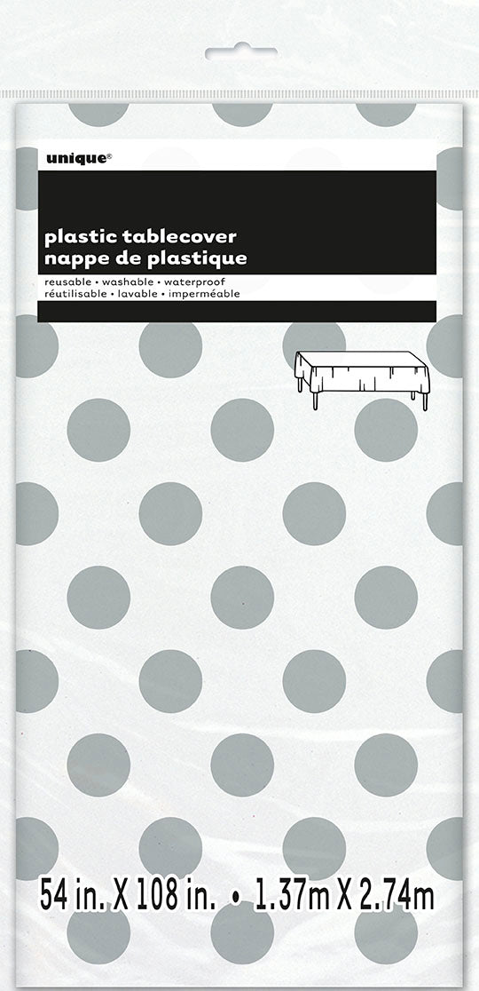 Mantel Polka Dots Plata C/1