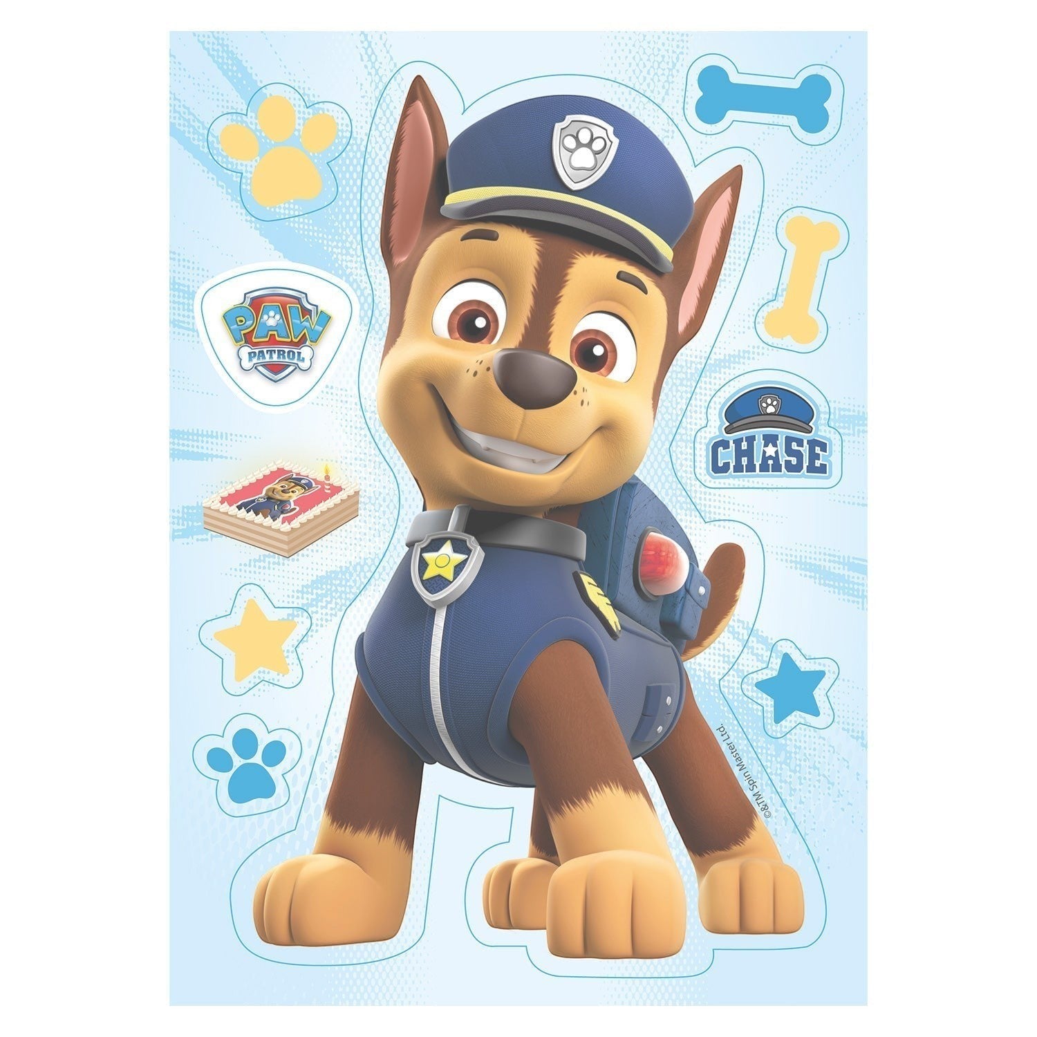 Chase Paw Patrol Edible Disc C/1