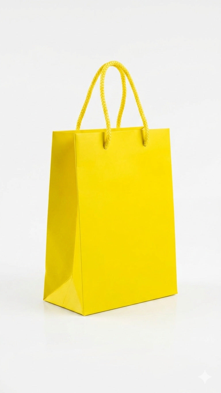 Bolsa De Regalo Mini Amarillo C/1