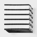 Napkin G Lines Black C/30