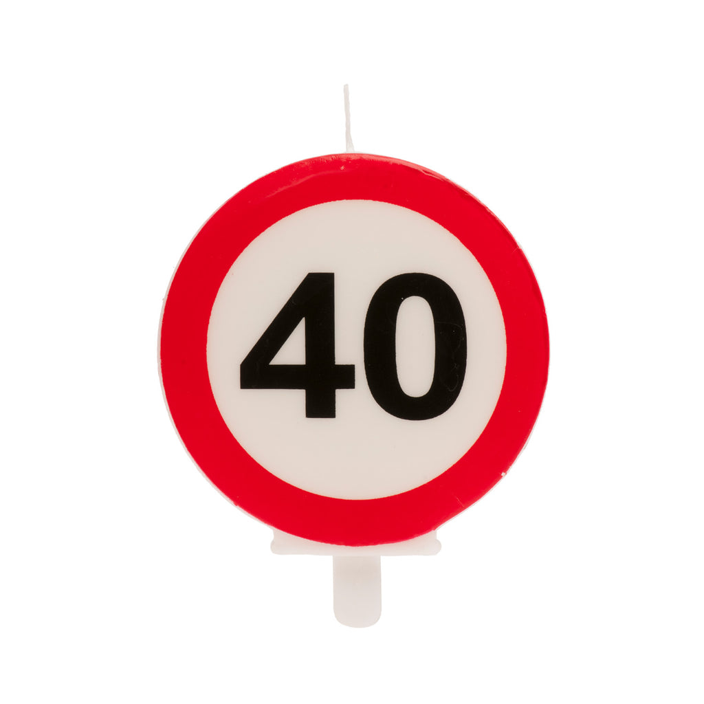 Vela de Cumpleaños 40 C/1