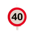 40th Birthday Candle (1 per candle)