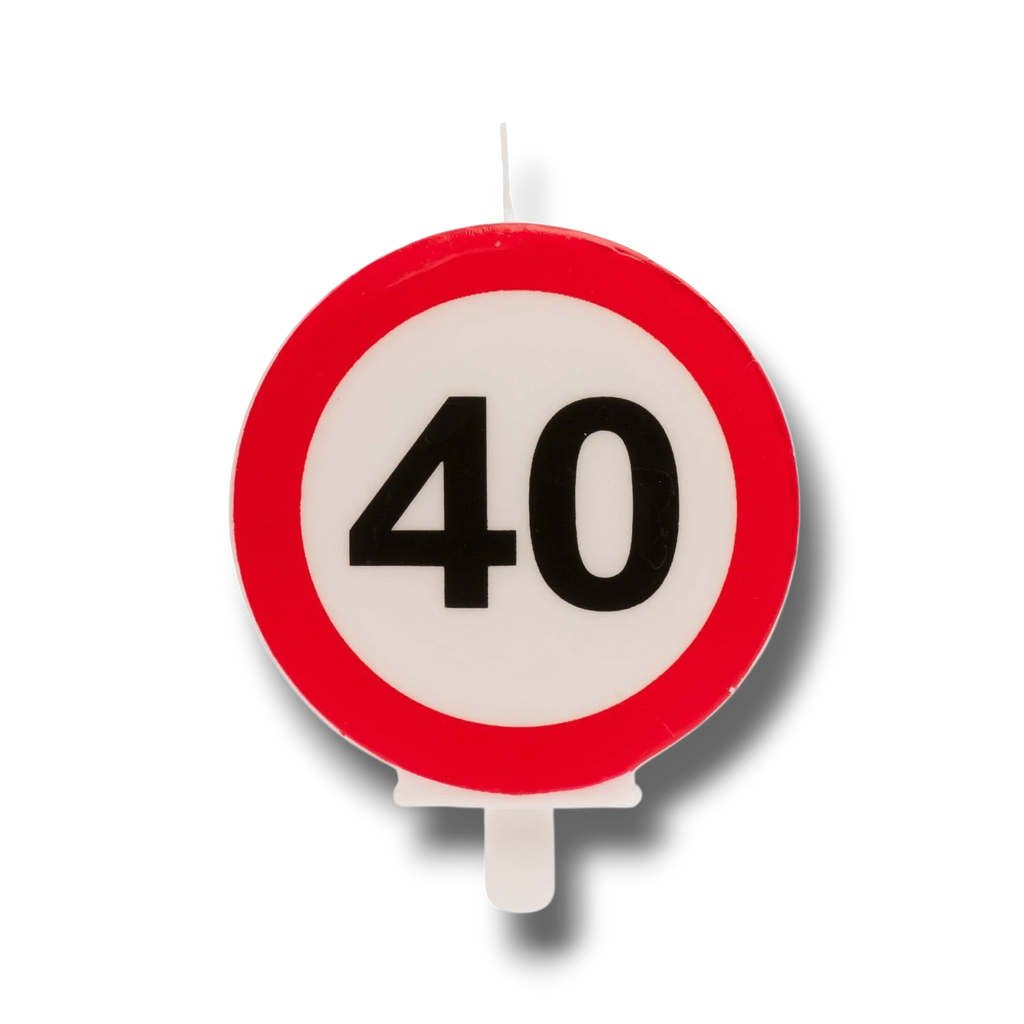 40th Birthday Candle (1 per candle)