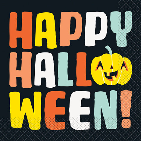 Servilleta G Pastel Pumpkin Halloween C/16