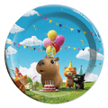 Plate 7" Capybara Birthday C/6
