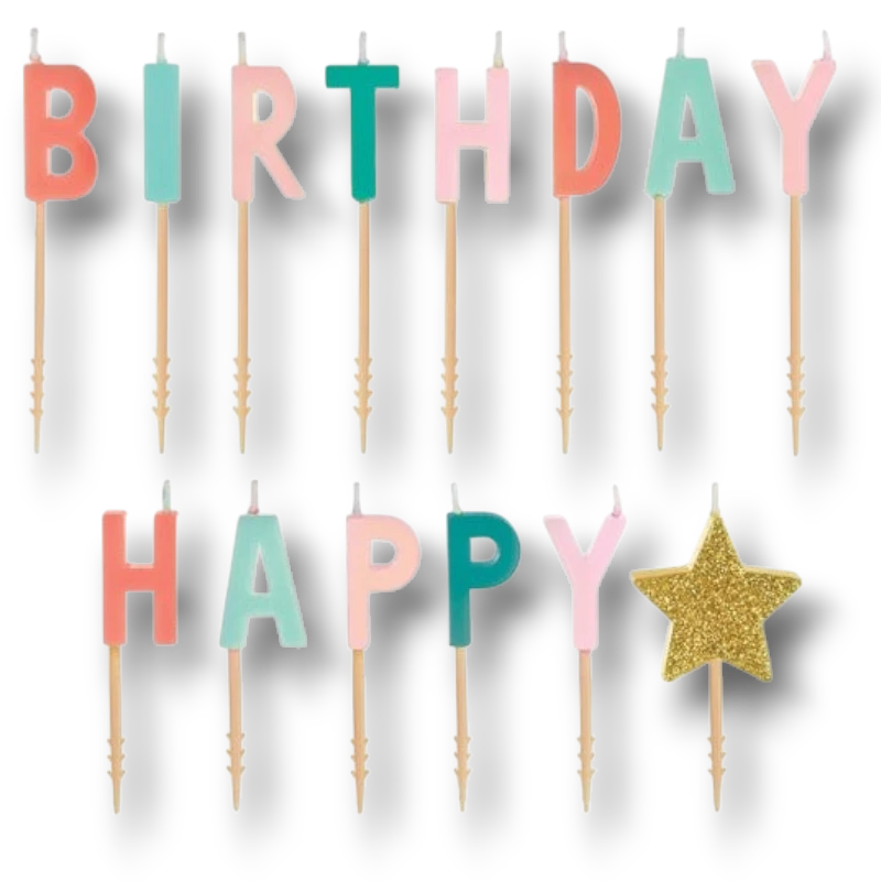Happy Birthday / Cake Day Candle C/14
