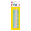 Vela Larga Pastel Multicolor C/12