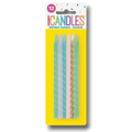 Long Pastel Multicolor Candle (12 Count)