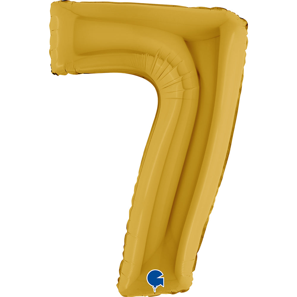 Globo 40" Numero 7 Oro C/1