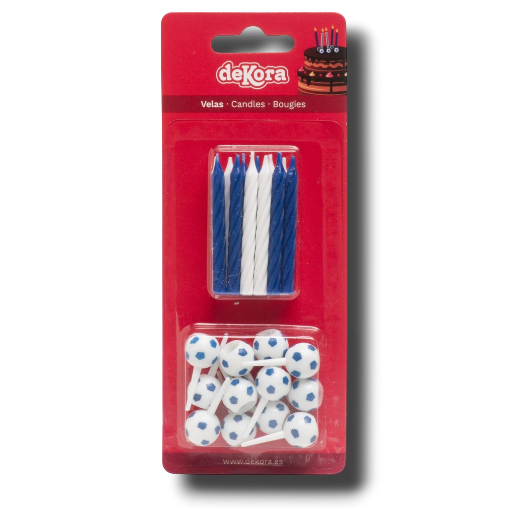 Football Birthday Candle (12 Count)