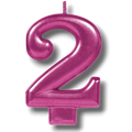 Magenta Number 2 Candle C/1