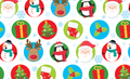 Christmas Circles Wrapping Paper C/1