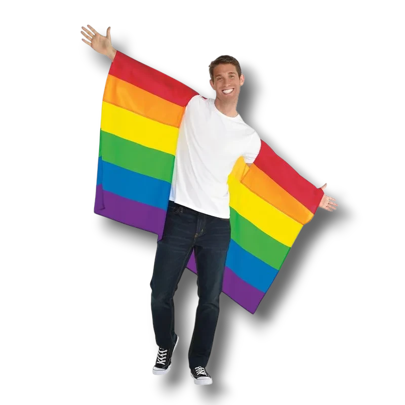 Rainbow Sleeved Flag C/1