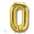 Globo 14" Numero 0 Oro  C/1