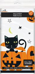 Plastic Tablecloth Pumpkin Plastic C/1