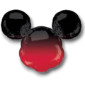 Globo 36" Silueta Mickey Mouse C/1