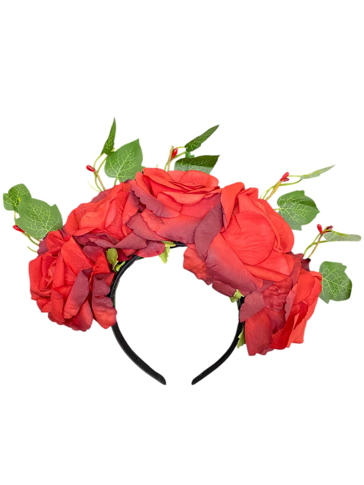 Diadema Rosa Roja C/1